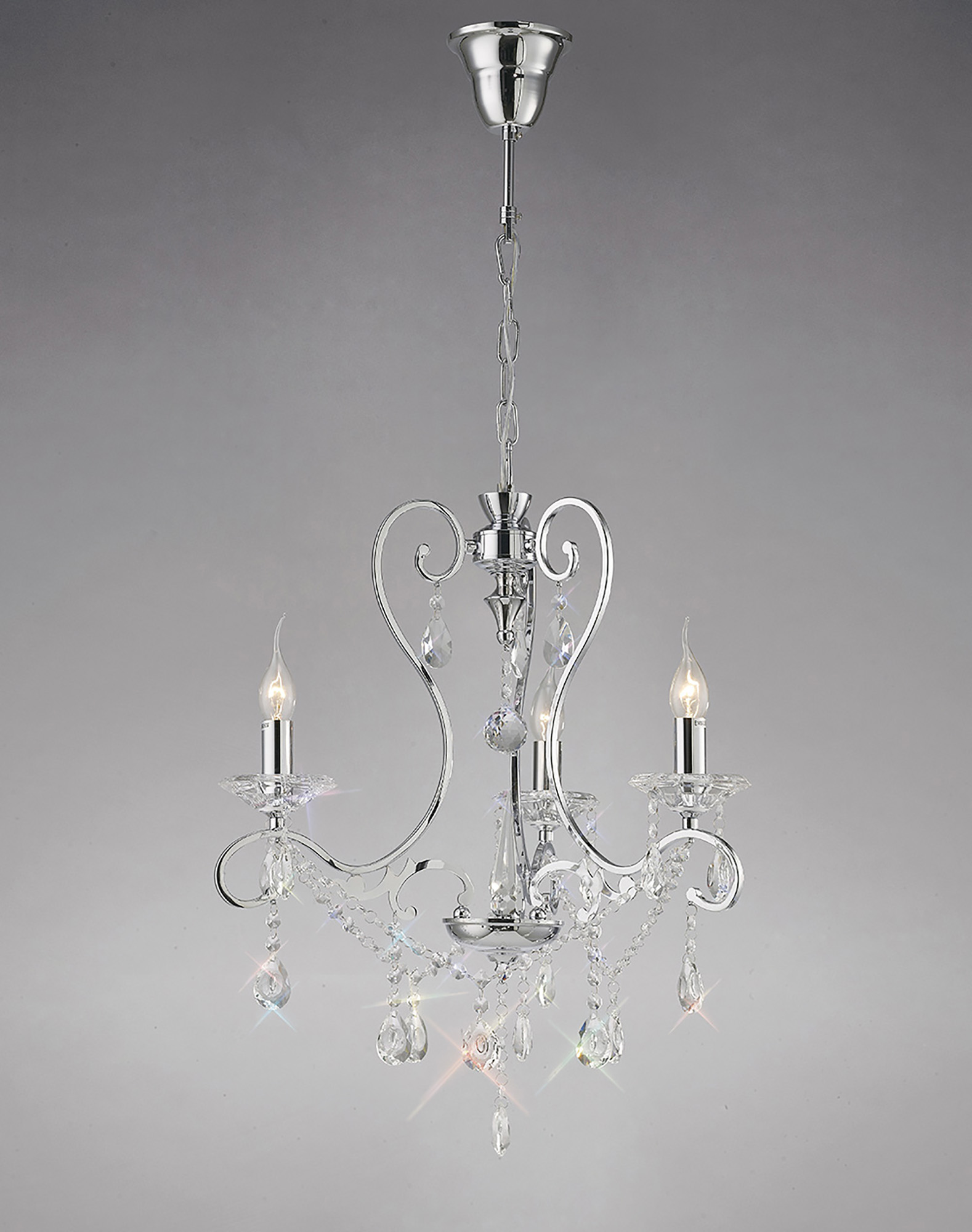 Vela Polished Chrome Crystal Ceiling Lights Diyas Multi Arm Crystal Fittings Vela Polished Chrome Crystal Ceiling Lights Diyas Multi Arm Crystal Fittings